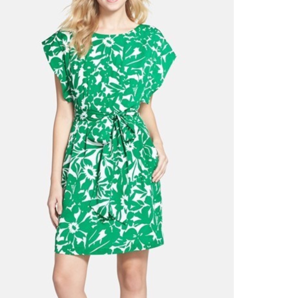 Eliza J tie waist dress